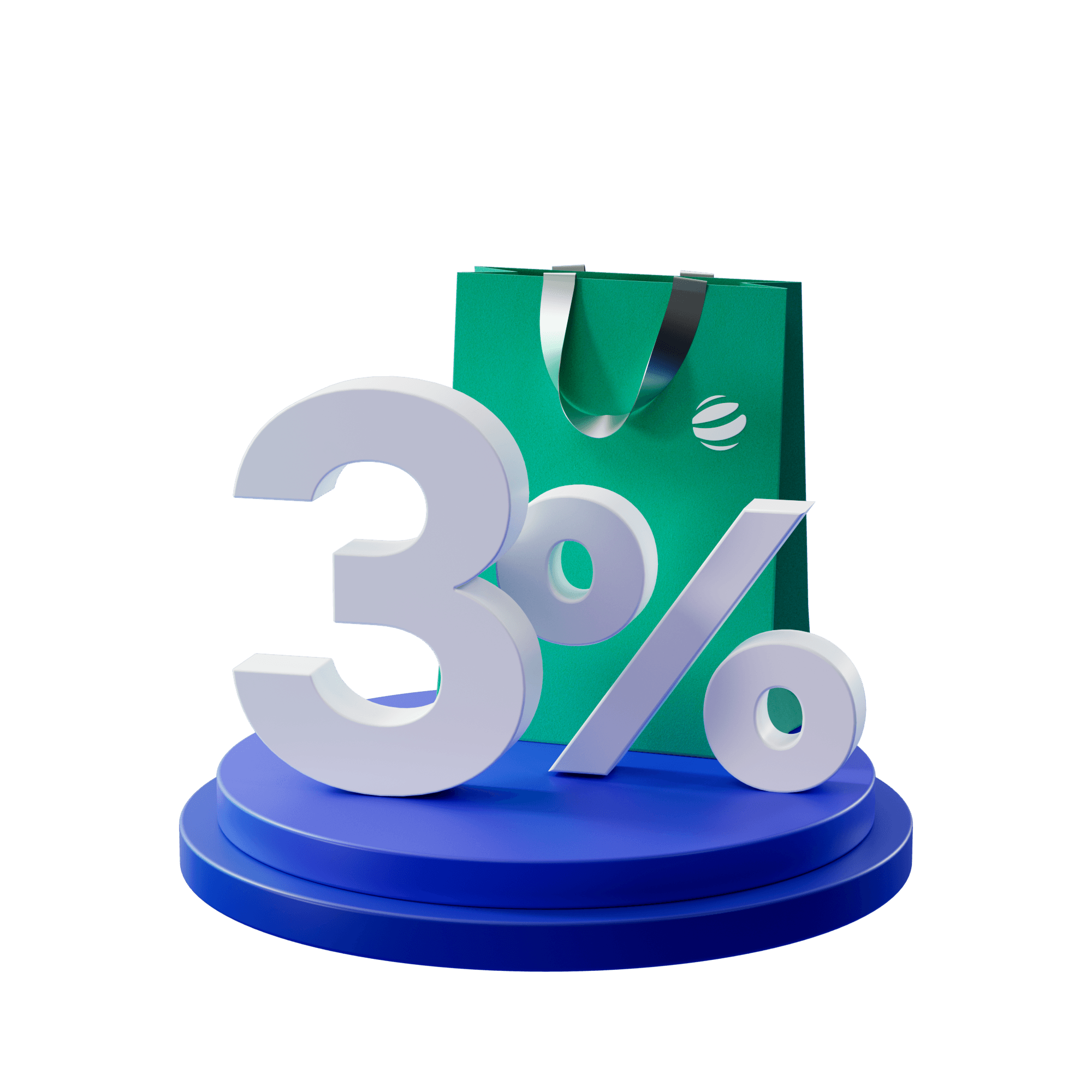 3%